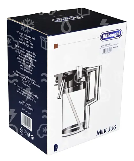 karafa na mléko pro kávovary DeLonghi ESAM, DLCS007, kompletní
